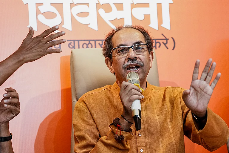 Shiv Sena UBT chief Uddhav Thackeray | - | Photo: PTI/Kunal Patil
