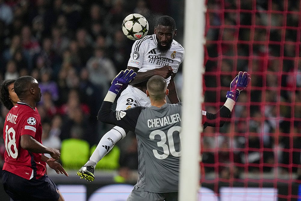 UEFA Champions League 2024-25, Lille vs Real Madrid photo gallery_Antonio Rudiger