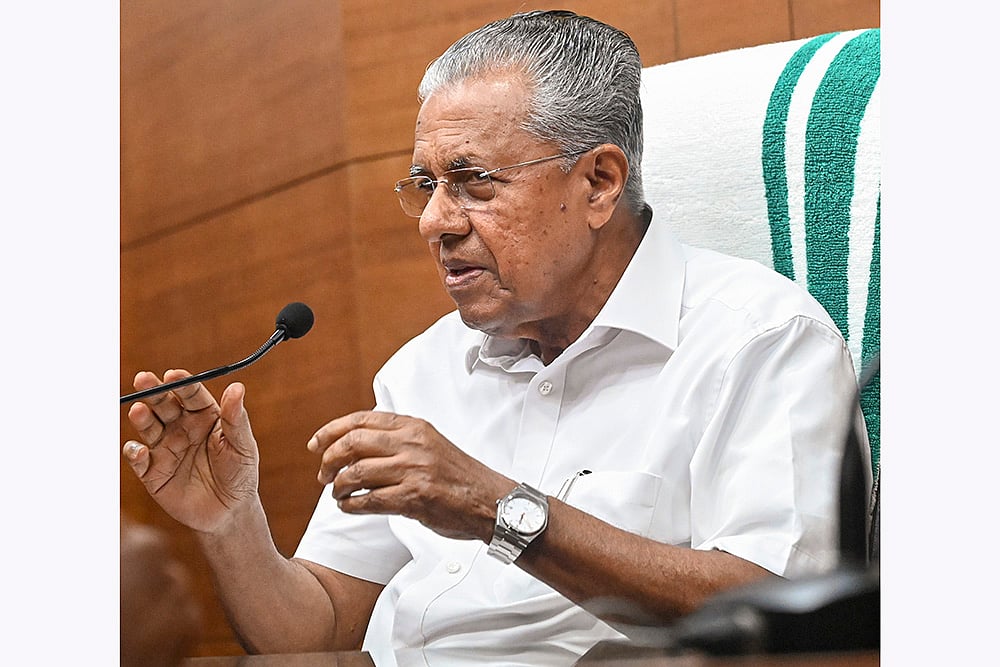 Pinarayi Vijayan addresses press conference in Thiruvananthapuram