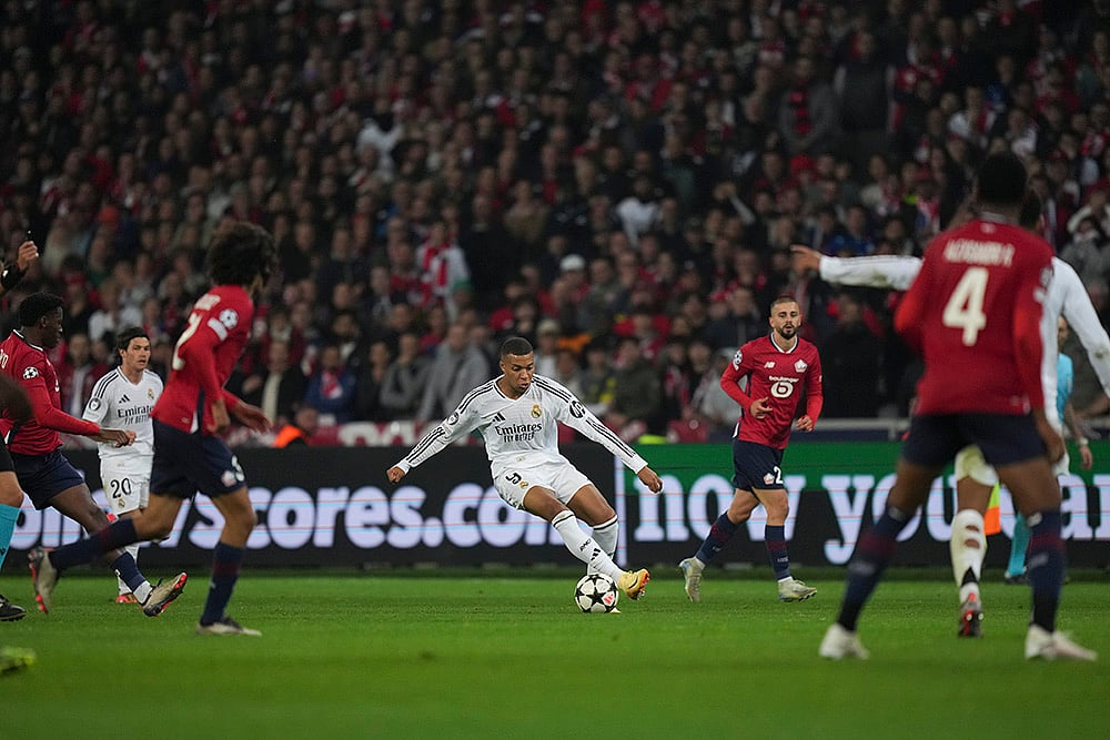 UEFA Champions League 2024-25, Lille vs Real Madrid photo gallery_Kylian Mbappe