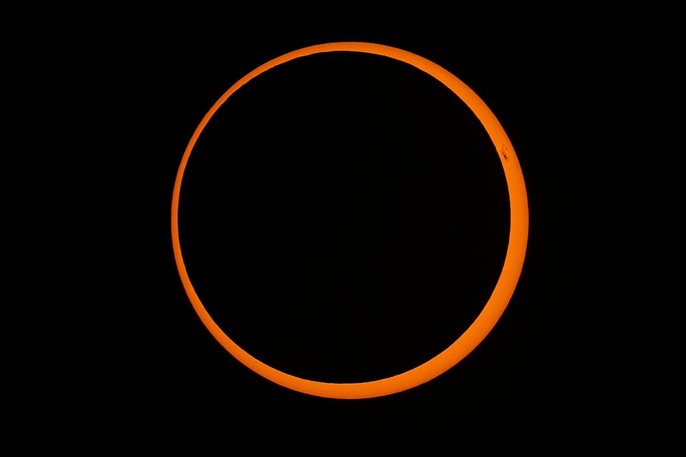 Annular Solar eclipse 2024 in Easter Island, Chile