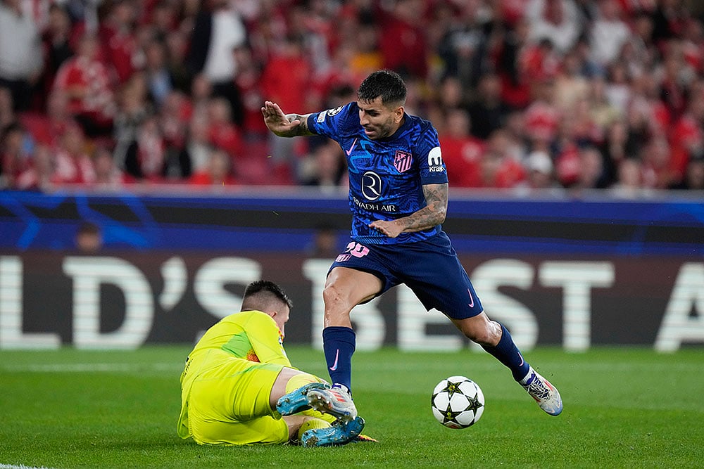 UEFA Champions League 2024-25, SL Benfica vs Atletico Madrid photo gallery_Angel Correa 