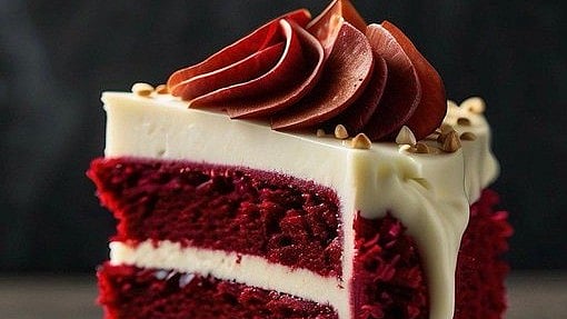X/@DessertPassion : Red Velvet Cake 