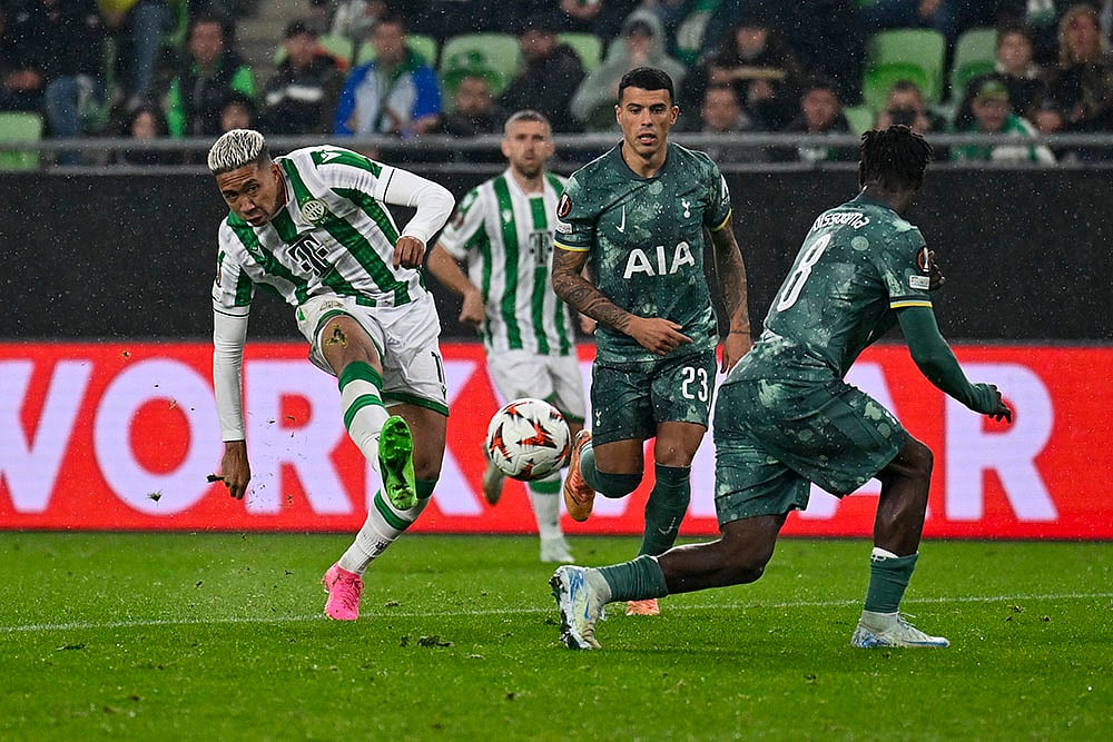 2024-25 UEFA Europa League Soccer Ferencvaros vs Tottenham Hotspur Photo gallery_Matheus Saldanha
