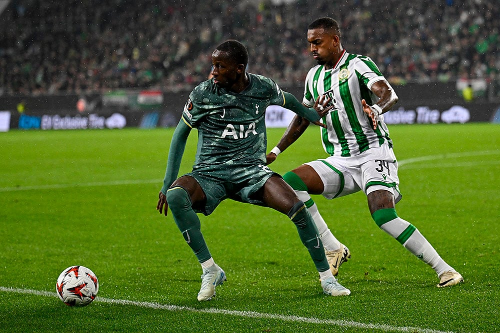 2024-25 UEFA Europa League Soccer Ferencvaros vs Tottenham Hotspur Photo gallery_Pape Matar Sarr