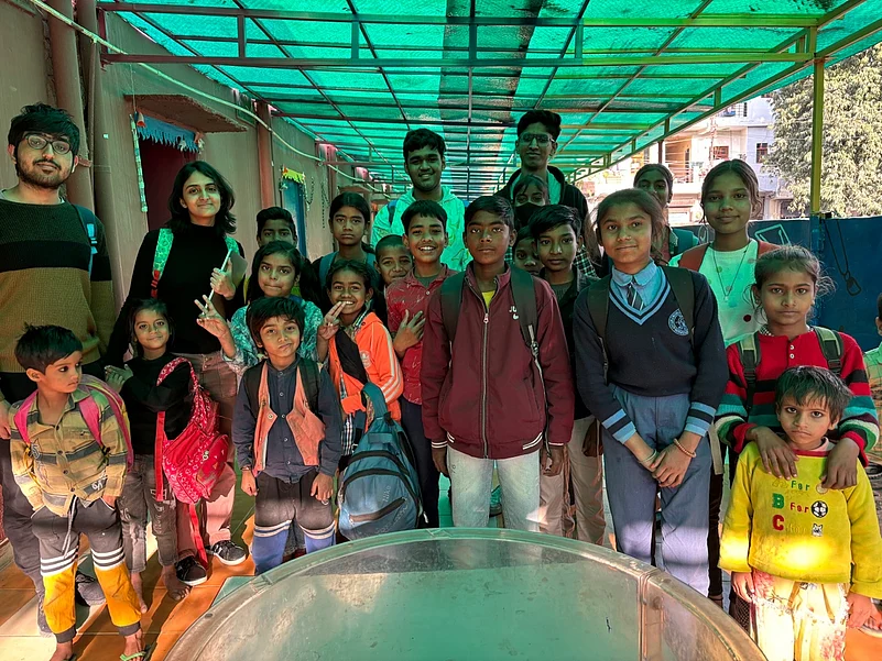 Picture taken at the Sakshi NGO
