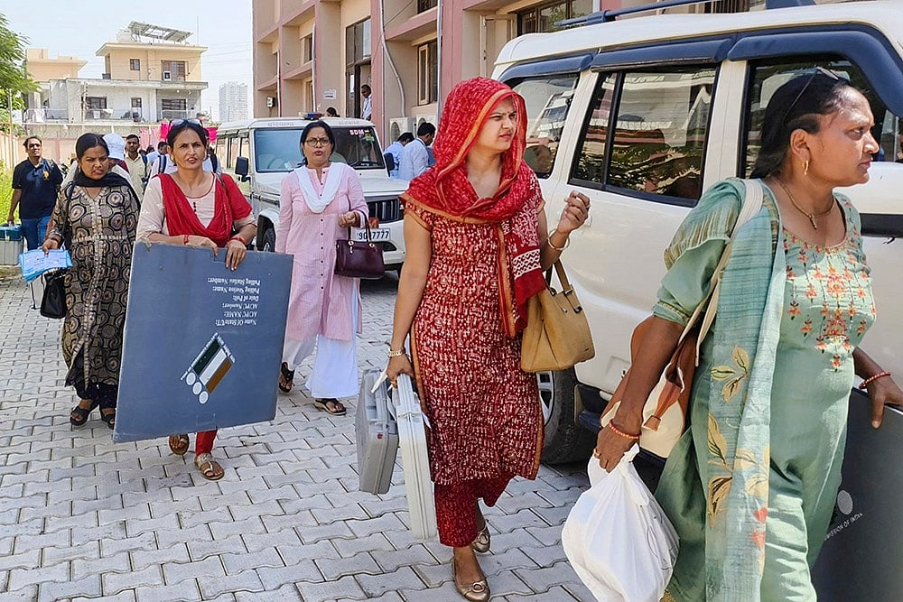 Preps for Haryana Assembly polls in Faridabad district