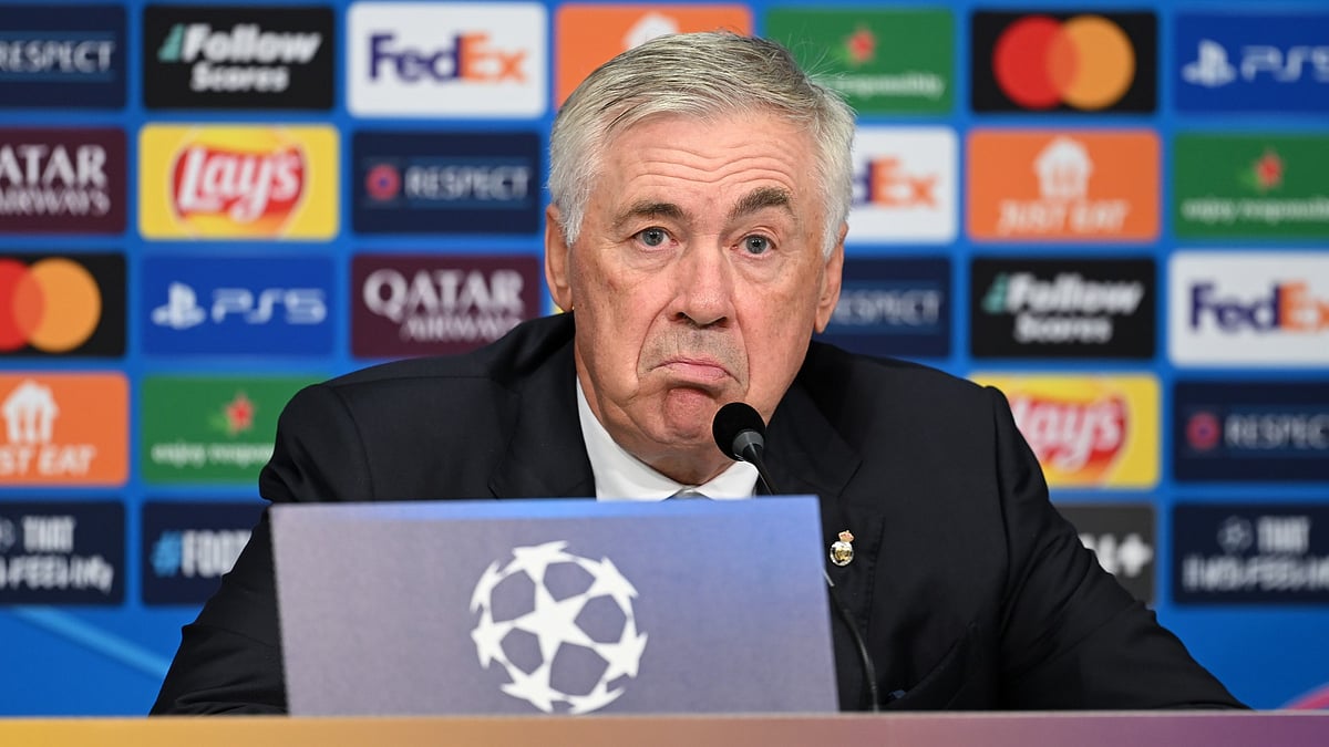 Real Madrid head coach Carlo Ancelotti. - null