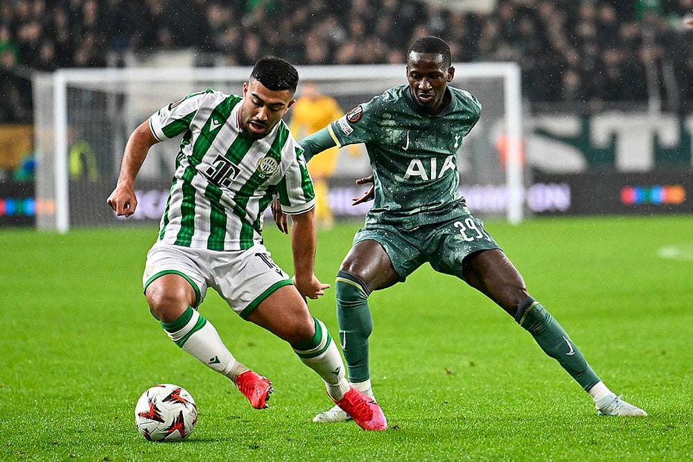 2024-25 UEFA Europa League Soccer Ferencvaros vs Tottenham Hotspur Photo gallery_Mohammad Abu Fani