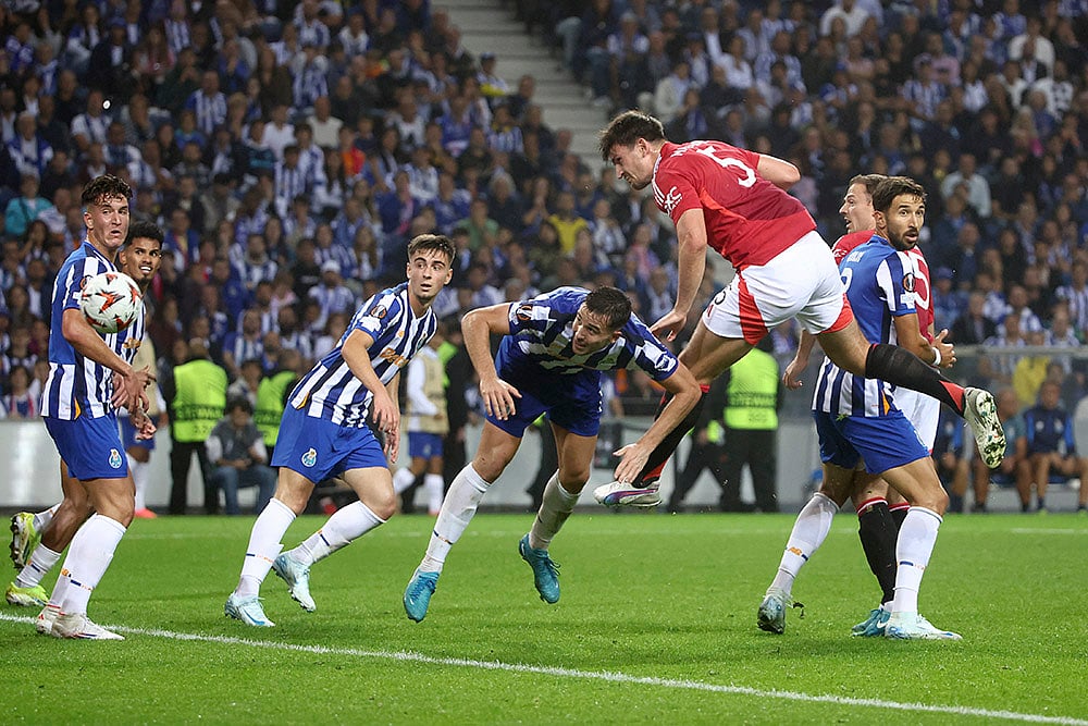2024-25 UEFA Europa League Soccer Porto vs Man United Photo gallery_Harry Maguire