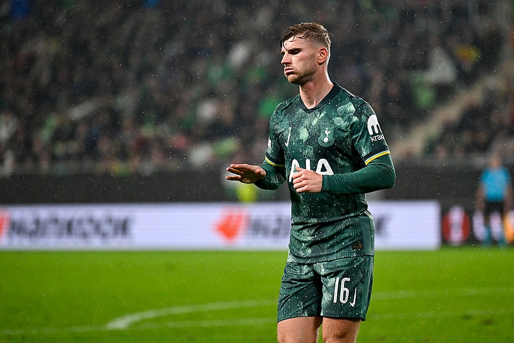 2024-25 UEFA Europa League Soccer Ferencvaros vs Tottenham Hotspur Photo gallery_Timo Werner