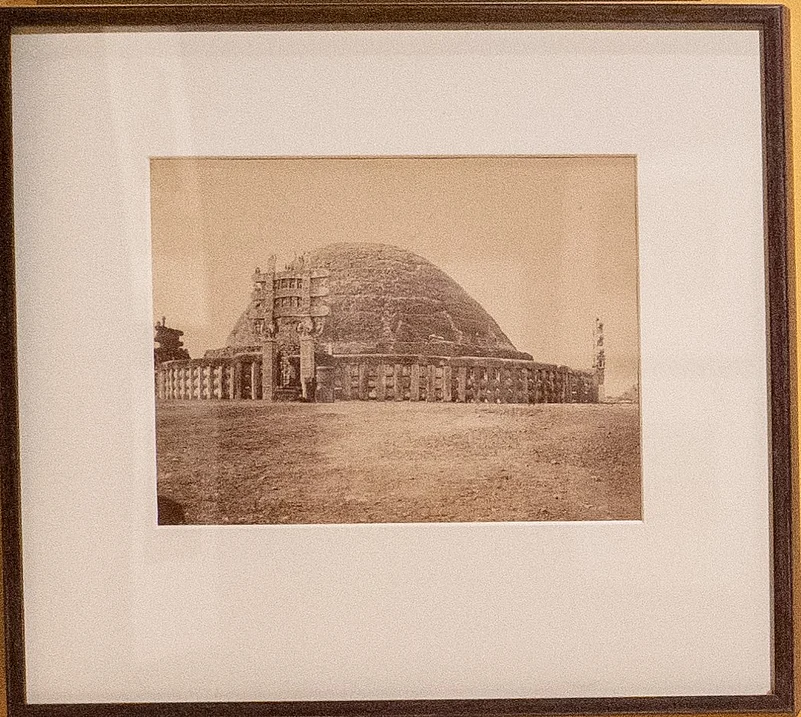 Sanchi Stupa in the 1880s