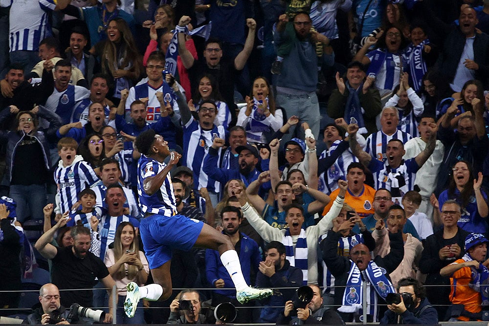 2024-25 UEFA Europa League Soccer Porto vs Man United Photo gallery_Samu Omorodion