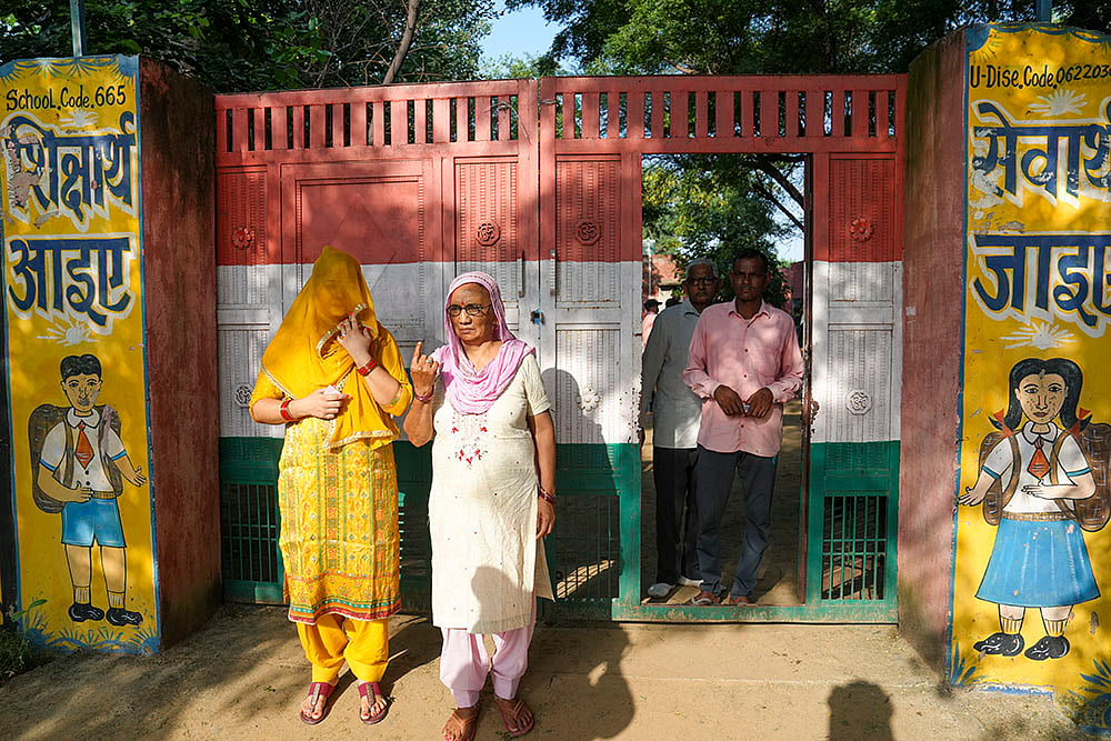 Voting for Haryana Assembly elections 2024_Voters in Charkhi Dadri district