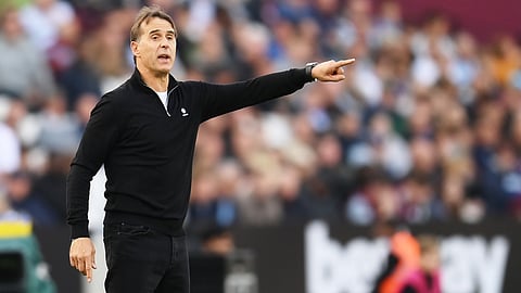 File photo of Julen Lopetegui in charge of Wolverhampton Wanderers.