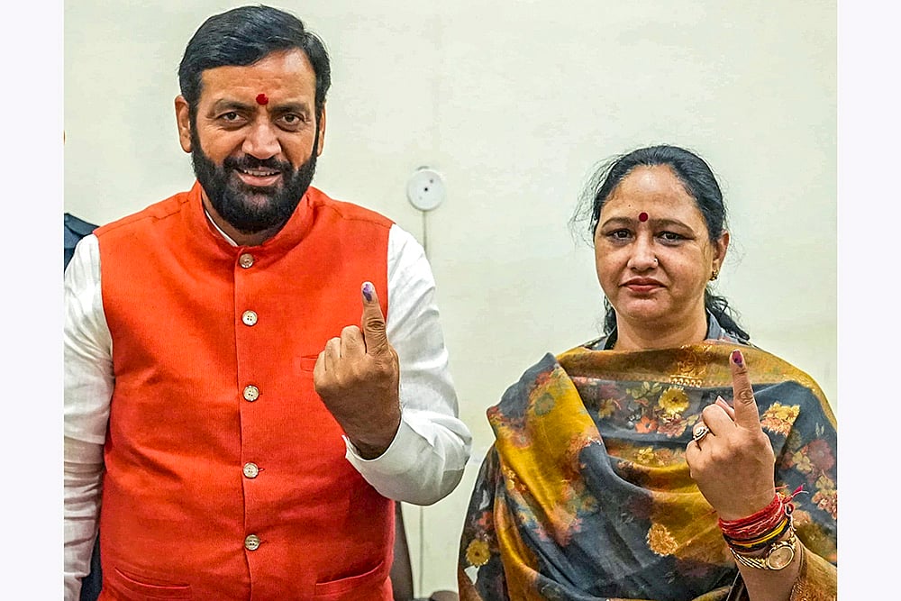 Voting for Haryana Assembly elections 2024_Nayab Singh Saini
