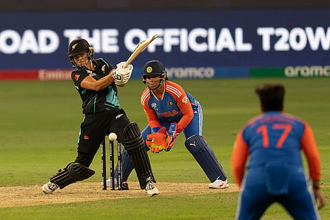 Women's World T20 Cricket, India vs New Zealand: New Zealand's Suzie Bates bats
