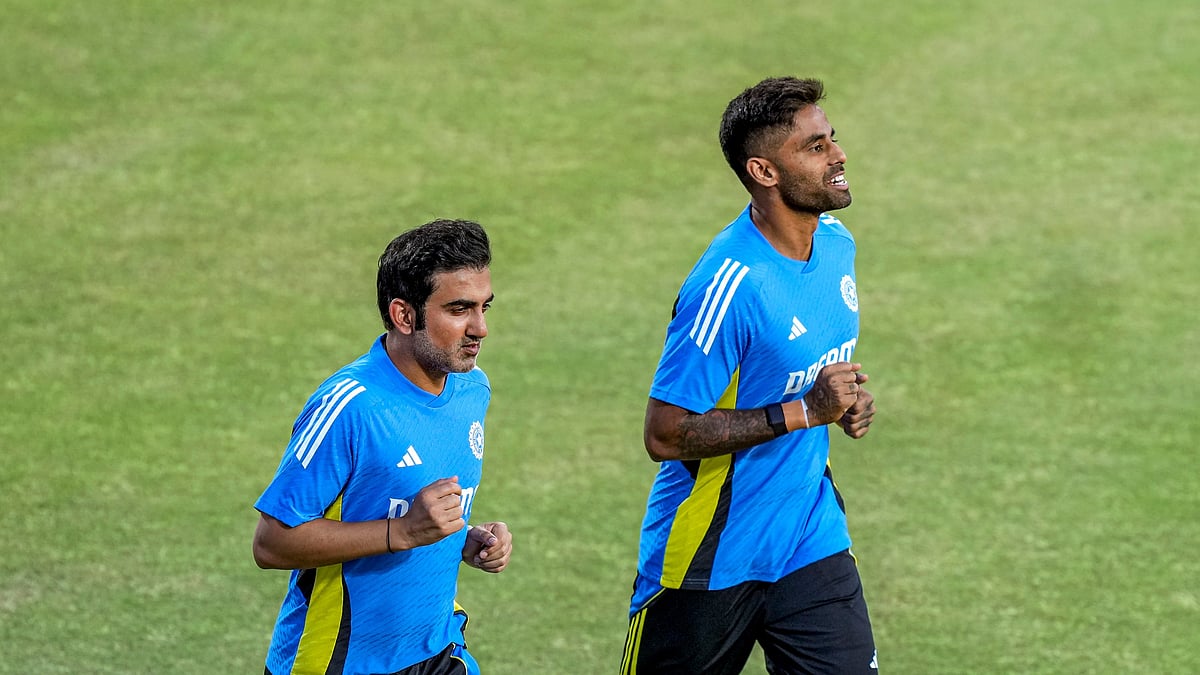Suryakumar Yadav and Gautam Gambhir. - PTI