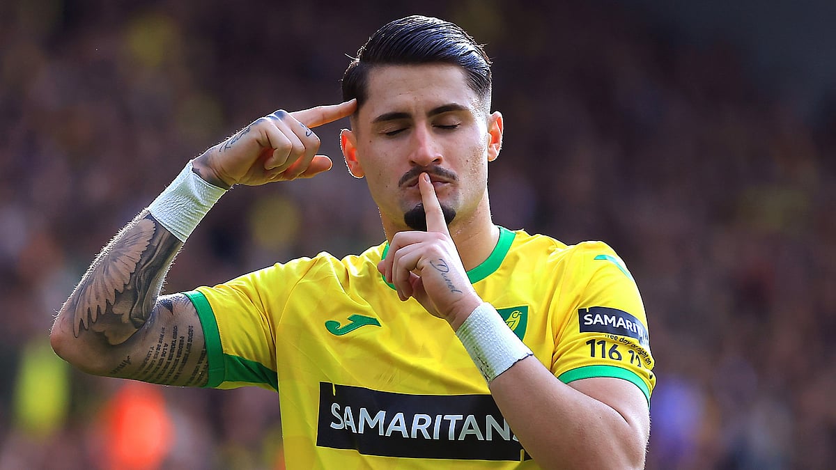Borja Sainz celebrates after scoring versus Hull City - null