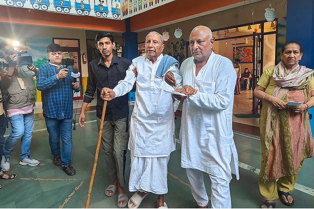 Voting for Haryana Assembly elections 2024_Banarsi Das