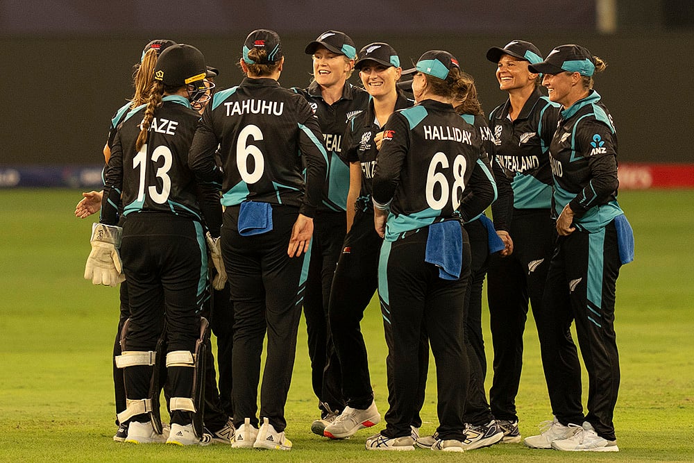 Emirates Womens World T20 Cricket India vs New Zealand Photo gallery_New Zealand team