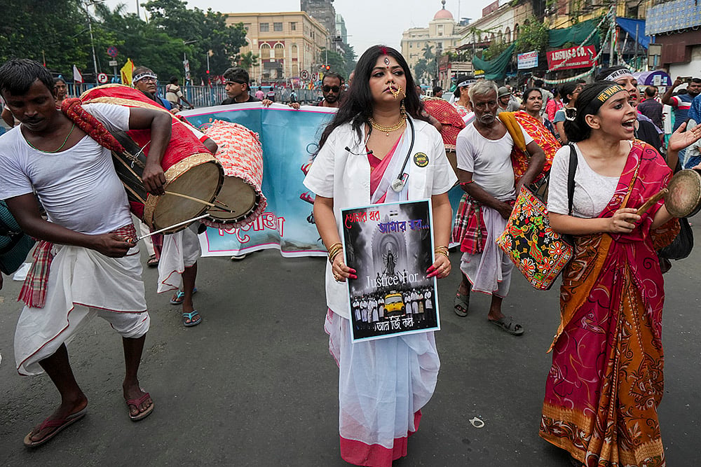 RG Kar doctor murder case: Junior doctors protest in Kolkata_6
