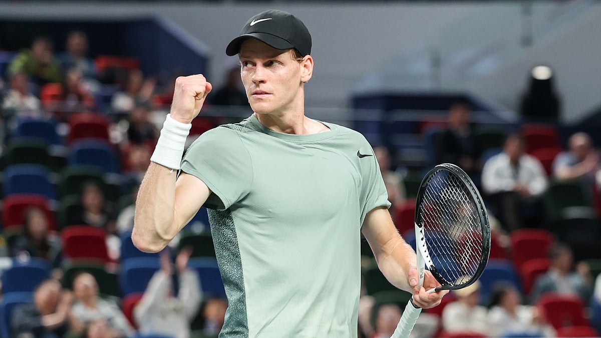 Jannik Sinner is into the next round in Shanghai