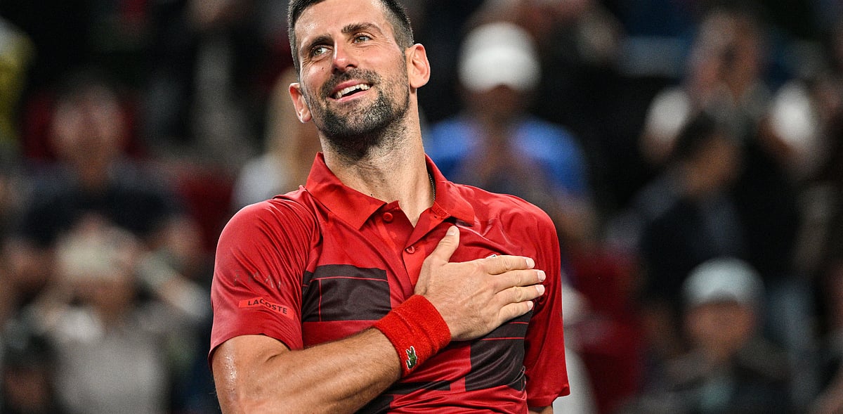 Novak Djokovic was relieved to make it through to the next round in China
