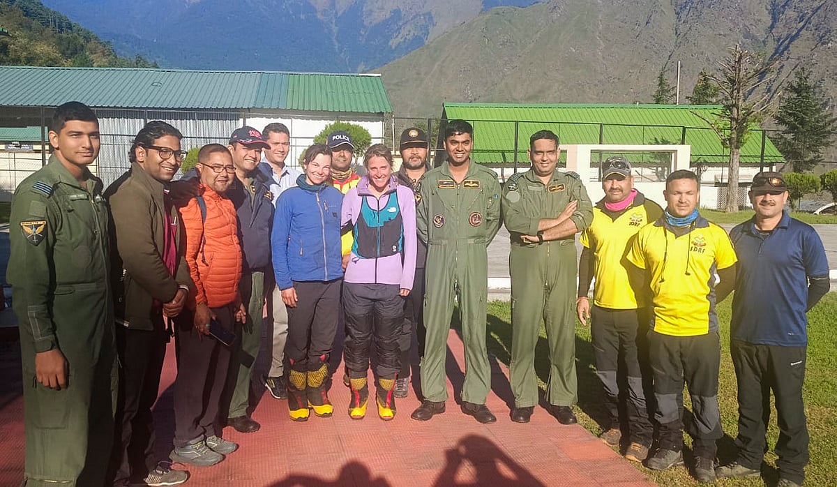 PTI : Two stranded foreign mountaineers rescued in Uttarakhand