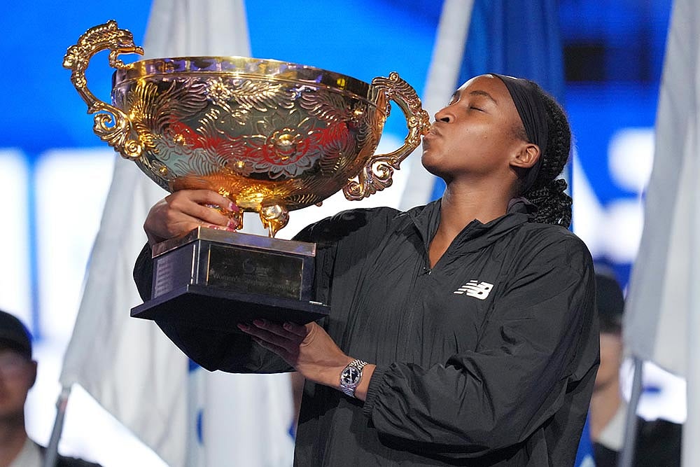 Photo: AP/Achmad Ibrahim : China Open 2024: Coco Gauff vs Karolina Muchova