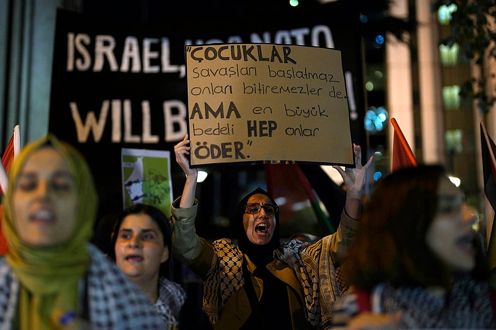 Mideast War Anniversary Global Reax: one-year anniversary of the Israel war in the Gaza Strip_15