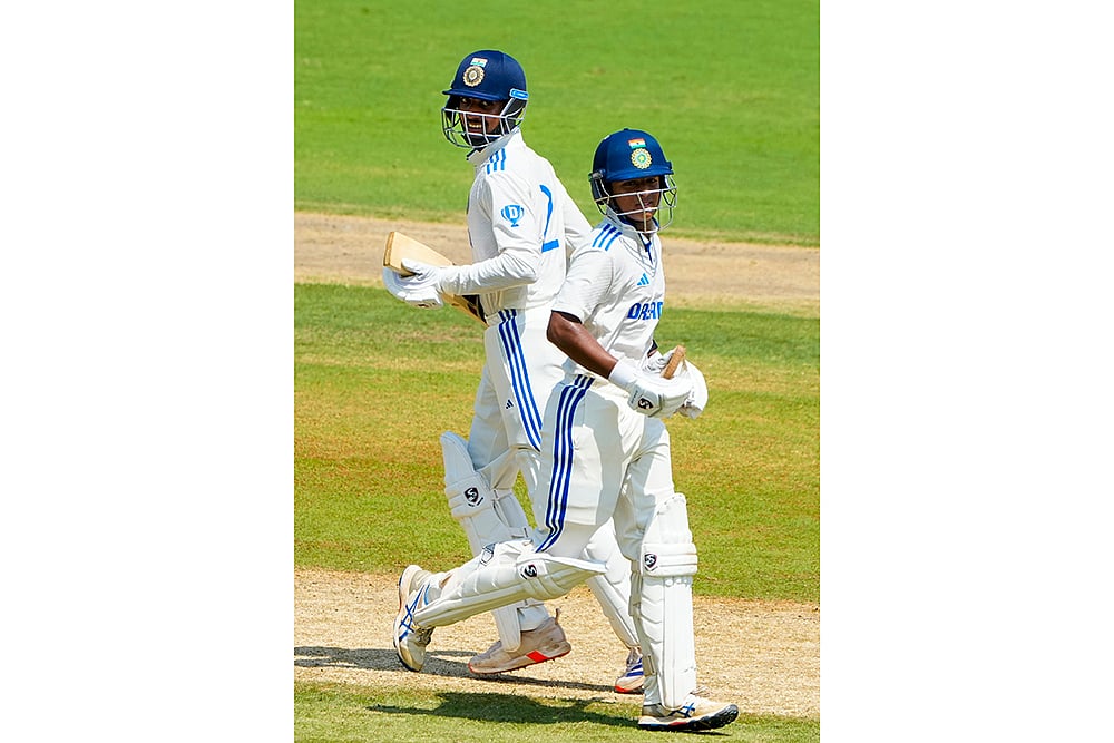 2nd Test match: AUS-19 vs IND-19- Nitya J Pandya and Karthikeya K P