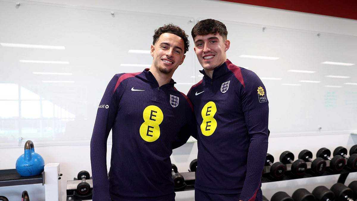 Uncapped England pair Curtis Jones and Tino Livramento.