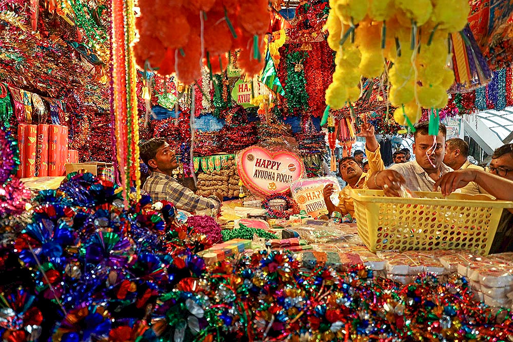 Preps for Ayudha Pooja in Bengaluru