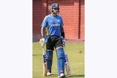 India vs Bangladesh: Suryakumar Yadav during a practice session