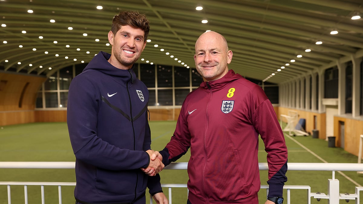 John Stones will lead out England for their Nations League clash against Greece on Thursday. - null