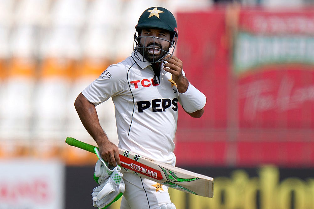 Pakistan and England 1st Test Cricket Day 2 Photo gallery_Mohammad Rizwan 