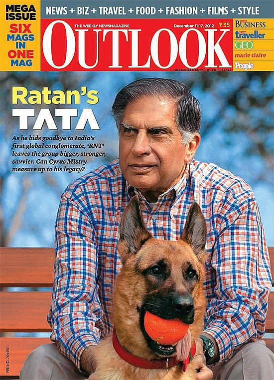 Outlook issue cover Ratans Tata
