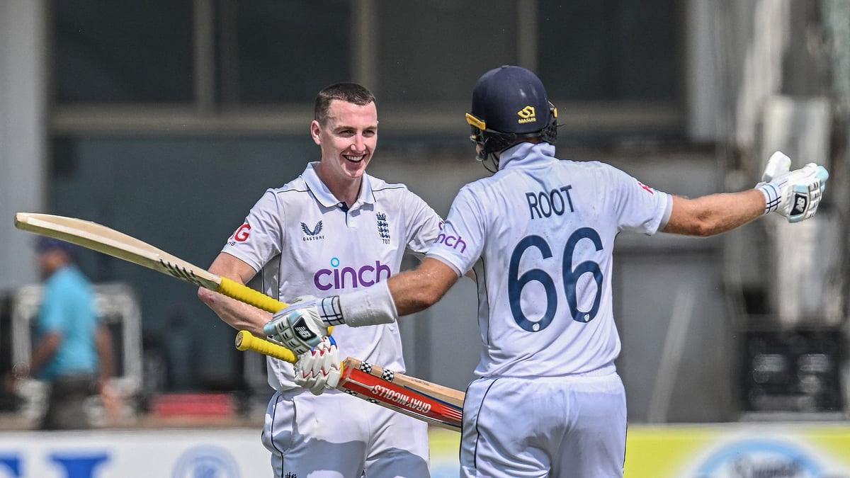 Joe Root and Harry Brook propelled England to a huge score
