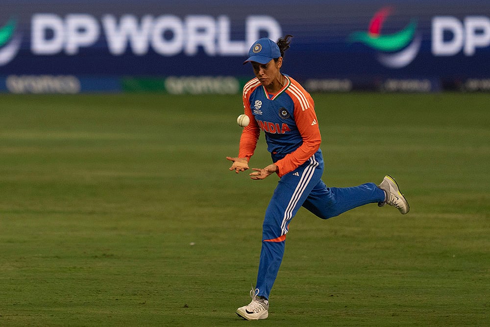 2024 Emirates Womens World T20 Cricket India vs Sri Lanka Photo gallery_Smriti Mandhana