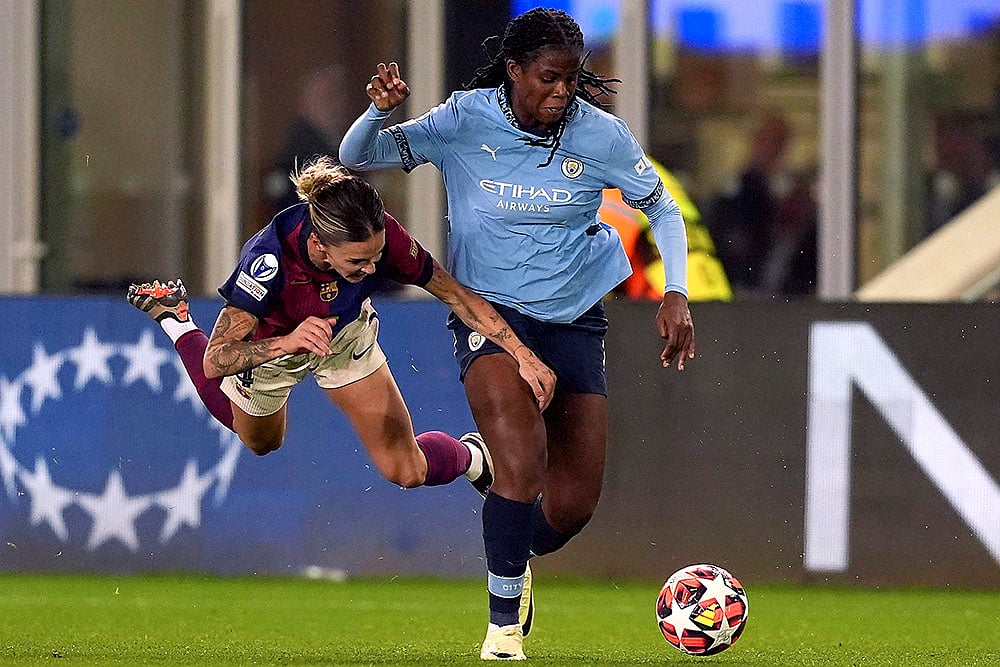 UEFA Womens Champions League Manchester City vs Barcelona photo gallery_Khadija Shaw