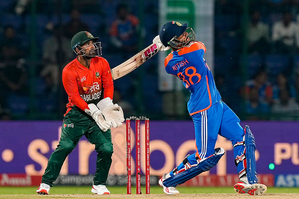 India vs Bangladesh 2nd T20I Cricket match Photo gallery_Nitish Kumar Reddy 