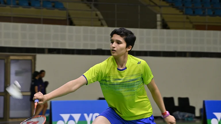 Indian shuttler Unnati Hooda. - Photo: X | Bikash Chand Katoch