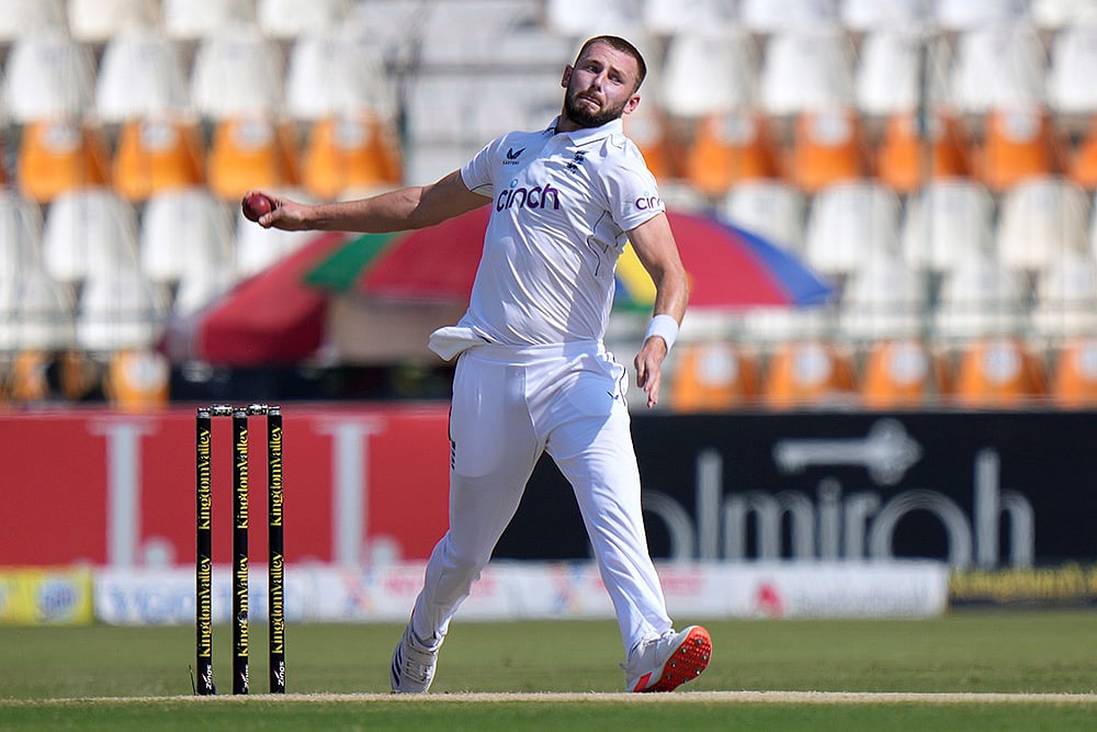 Pakistan vs England 1st Test cricket day 5 photo gallery_Gus Atkinson