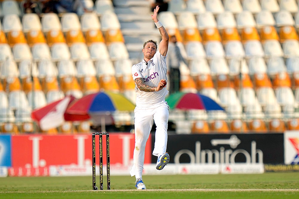 Pakistan vs England 1st test day 4 Cricket photo gallery_Brydon Carse