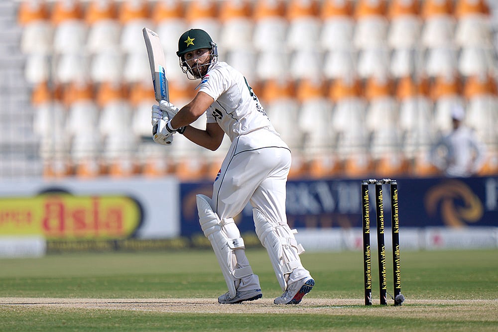 Pakistan vs England 1st Test cricket day 5 photo gallery_Salman Ali Agha