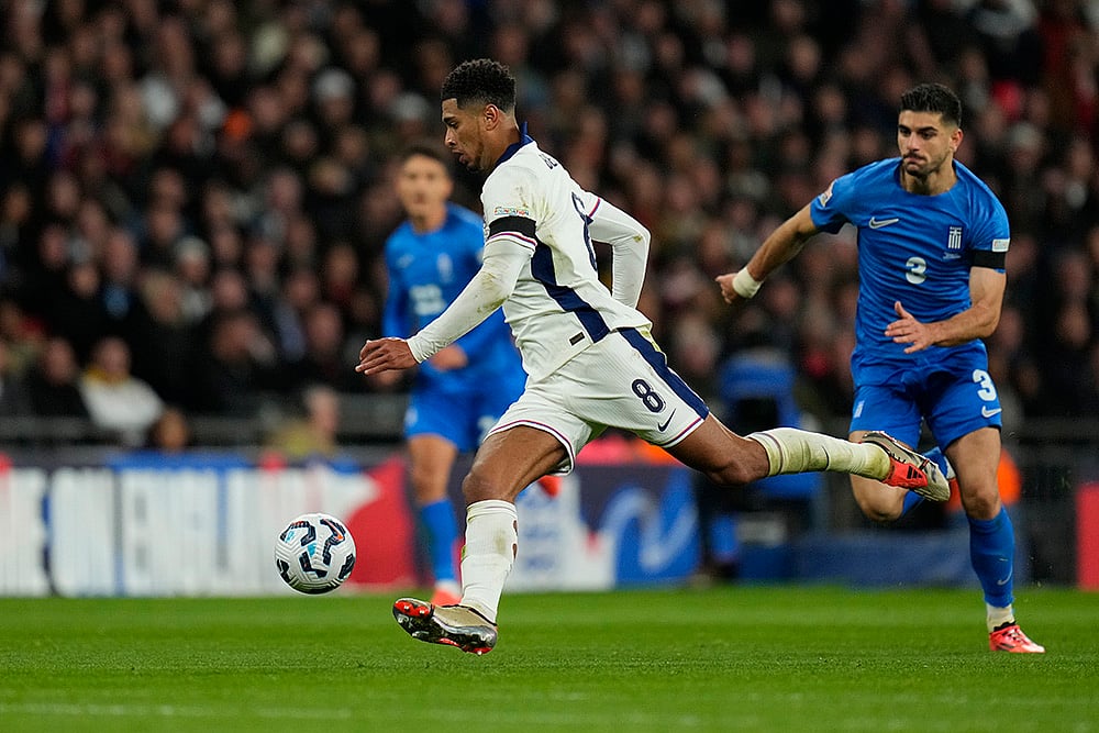 England vs Greece Nations League Soccer in Britain photo gallery_Englands Jude Bellingham