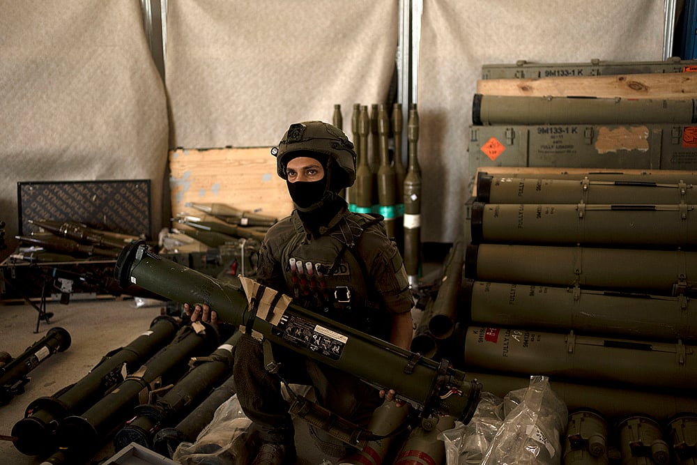 Israel Mideast Tensions IDF Displays Seized Hezbollah And Iranian Weapons_2