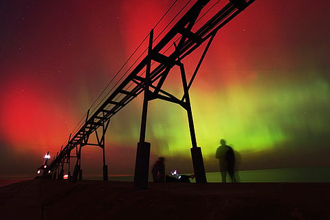 Aurora Borealis in Michigan