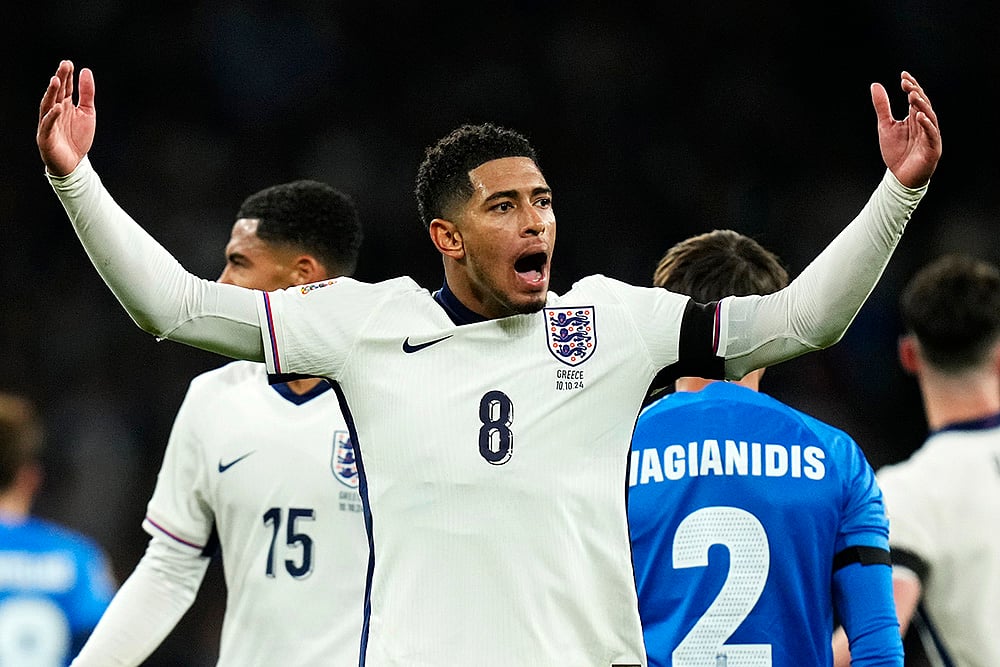 England vs Greece Nations League Soccer in Britain photo gallery_Jude Bellingham